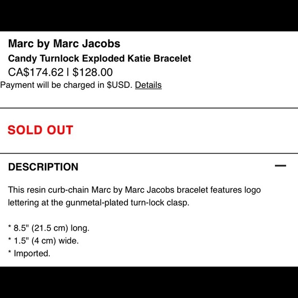 Marc By Marc Jacobs Turnlock Bracelet - Picture 4 of 4